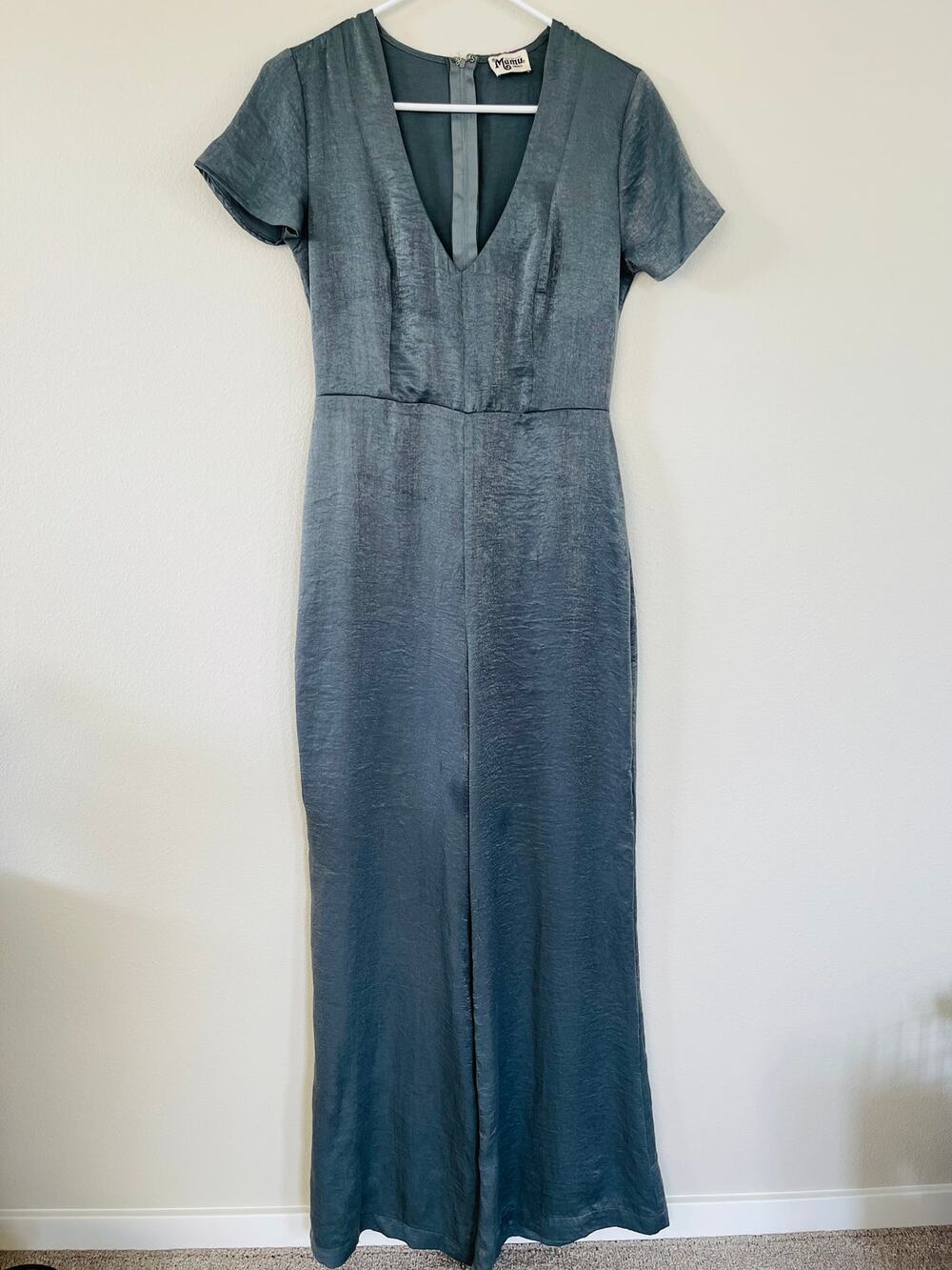 Show Me Your Mumu Green Brianna Jumpsuit (Size Small)